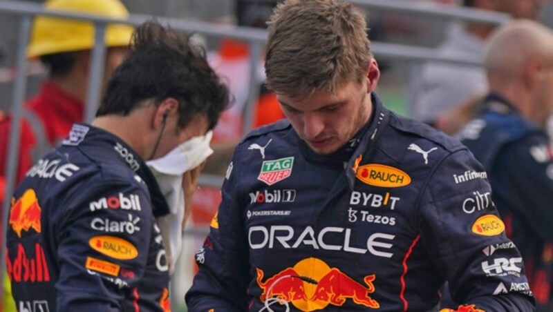 Sergio Perez und Max Verstappen (Bild: Copyright 2022 The Associated Press. All rights reserved.)