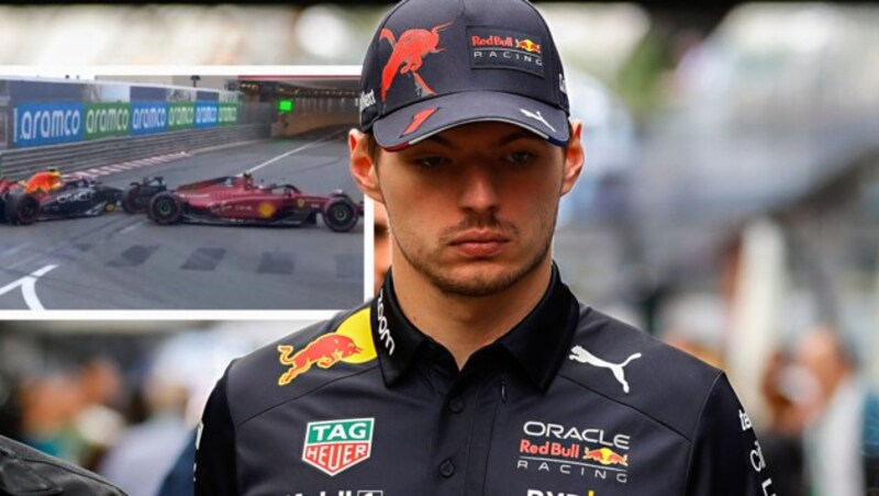 War die ausgebliebene Hilfeleistung von Max Verstappen die Retourkutsche für den Crash in Monaco? (Bild: AP, twitter.com/F1Total102)