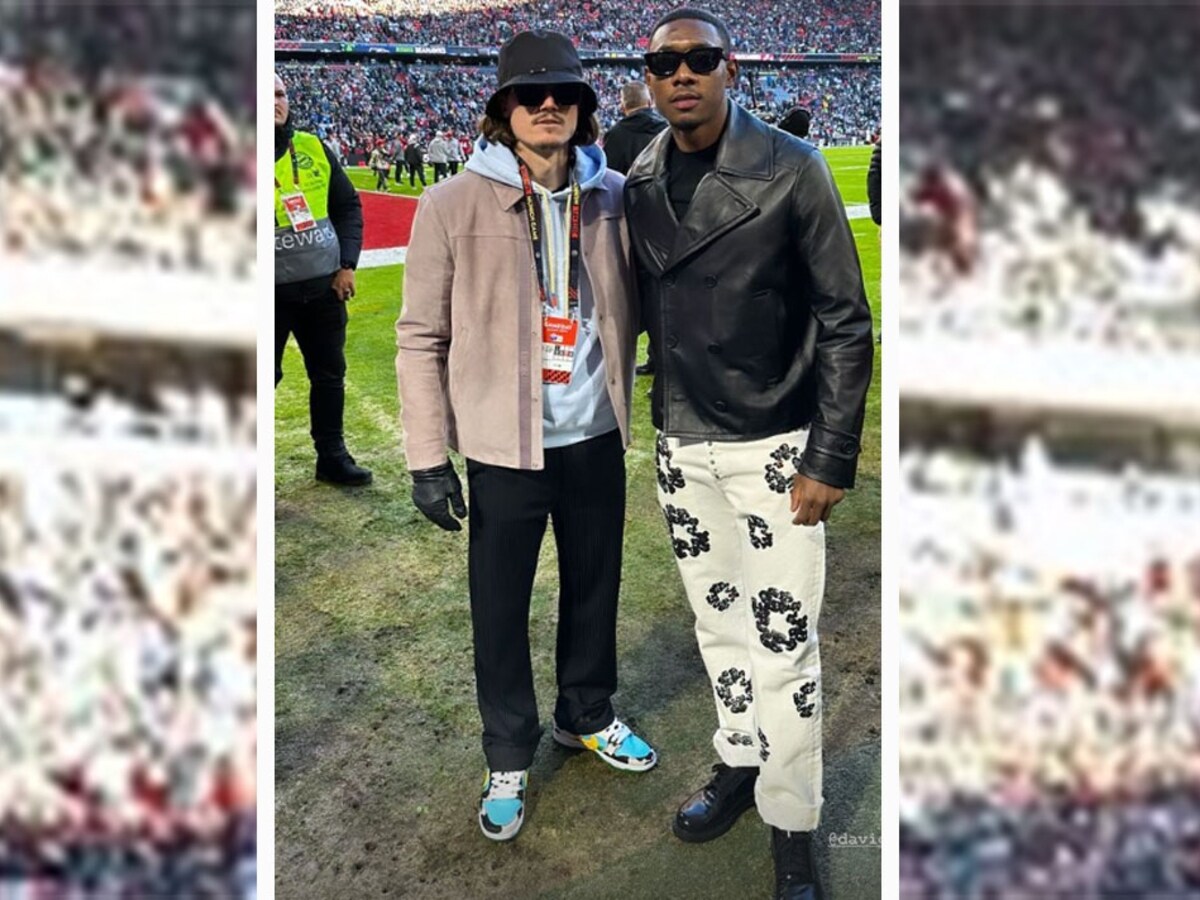 NFL-Hit in München - David Alaba sorgt mit Outfit für Gesprächsstoff |  