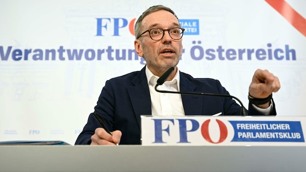 FPÖ-Chef Herbert Kickl (Bild: APA/HELMUT FOHRINGER)