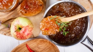 Dieses pikant-süßliche Chutney passt wunderbar zu einer Käseplatte.