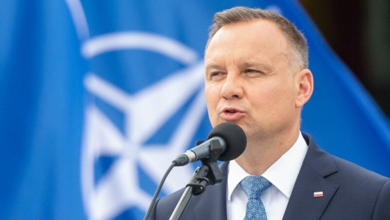 Polens Präsident Andrzej Duda (Bild: APA/AFP/MATEUSZ SLODKOWSKI)