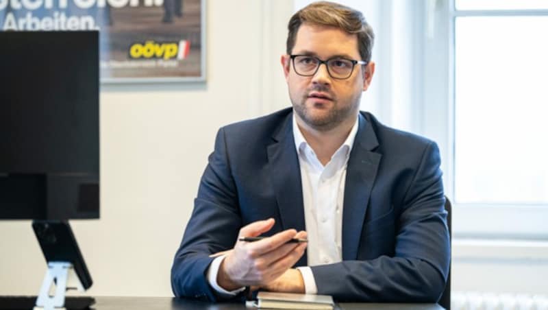 OÖVP-Landesgeschäftsführer Florian Hiegelsberger (Bild: Peter C. Mayr für die OÖVP)