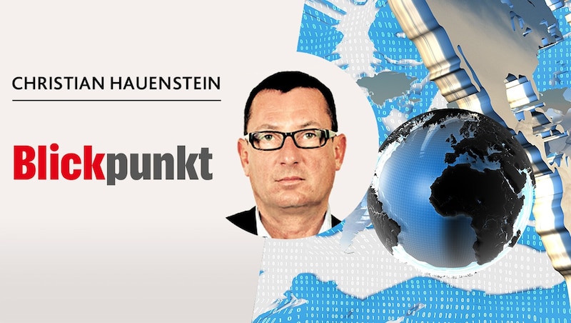 Analyzed for the "Krone": foreign policy expert Christian Hauenstein (Bild: Krone KREATIV, stock.adobe.com)