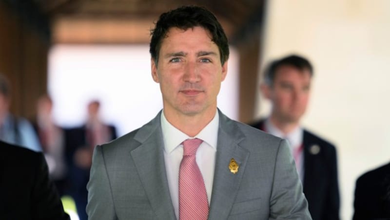 Kanadas Premierminister Justin Trudeau (Bild: AP/Leon Neal)