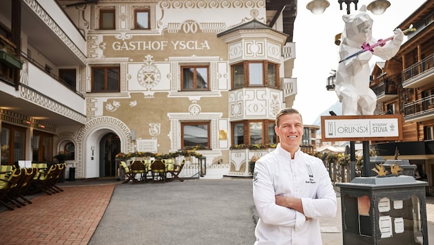 Benjamin Parth (34) vom Stüva in Ischgl ist Tirols einziger und Österreichs jüngster Fünf-Hauben-Koch. (Bild: Helge Kirchberger Photography / Red Bull Content Pool)