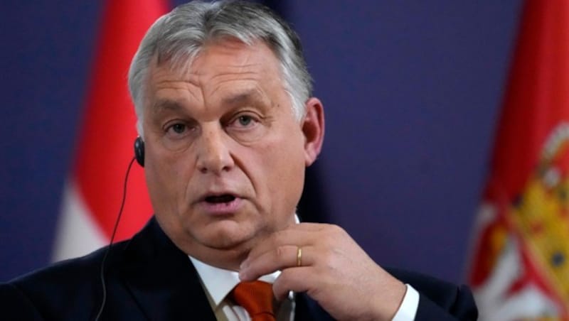 Ungarns Premierminister Viktor Orban (Bild: AP)