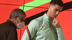 Cristiano Ronaldo und Portugal-Coach Fernando Santos (Bild: AFP or licensors)