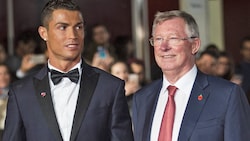 Cristiano Ronaldo und sein Ex-Trainer Sir Alex Ferguson (Bild: Jack Taylor)