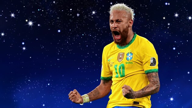 Für den Brasilianer Neymar stehen die Sterne bei der WM nicht schlecht. (Bild: Adobe Stock, )