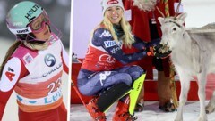 Enttäuschung bei den ÖSV-Damen - Jubel bei Mikaela Shiffrin (Bild: GEPA )