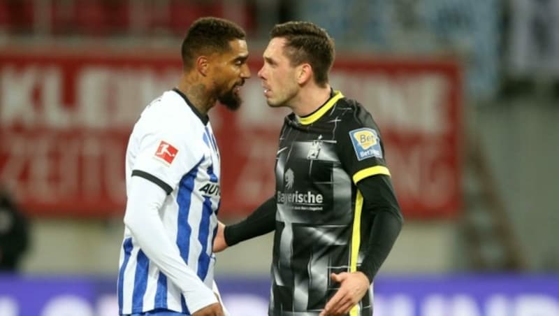 Kevin-Prince Boateng (li.) in Klagenfurt gegen 1860 München (Bild: Kuess)