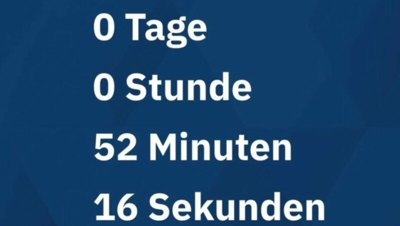 Der Countdown der FPÖ Niederösterreich (Bild: FPÖ Niederösterreich)