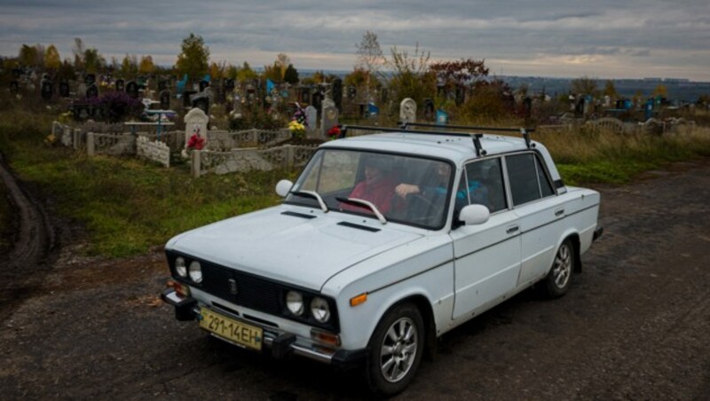 Bild aus der Stadt Bachmut in der ostukrainischen Region Donbass (Archivbild) (Bild: AFP)