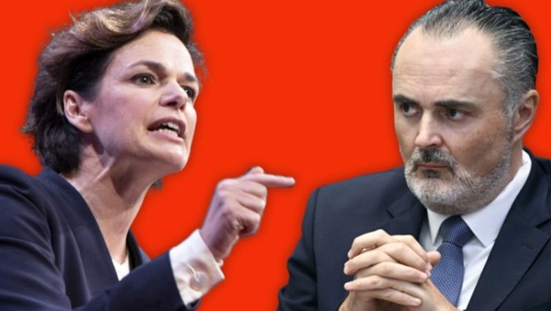 SPÖ-Chefin Pamela Rendi-Wagner und Burgenlands Landeshauptmann Hans Peter Doskozil (Bild: APAKrone KREATIV)