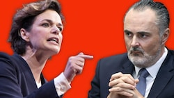 SPÖ-Chefin Pamela Rendi-Wagner und Burgenlands Landeshauptmann Hans Peter Doskozil (Bild: APAKrone KREATIV)