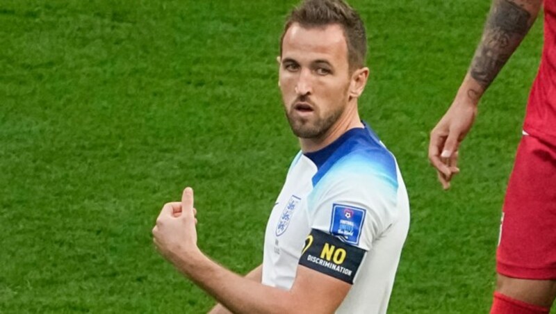 England-Kapitän Harry Kane (Bild: AP)