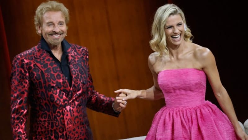 Thomas Gottschalk und Michelle Hunziker (Bild: Philipp von Ditfurth / dpa / picturedesk.com)