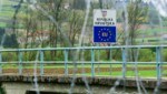 Schengen-Grenze in Kroatien (Bild: AFP)