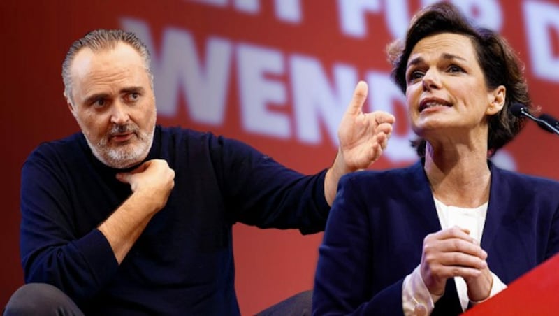 Der Machtkampf zwischen SPÖ-Chefin Pamela Rendi-Wagner und Burgenlands Landeshauptmann Hans Peter Doskozil belastet die Partei. (Bild: Krone KREATIV, APA, Reinhard Holl)