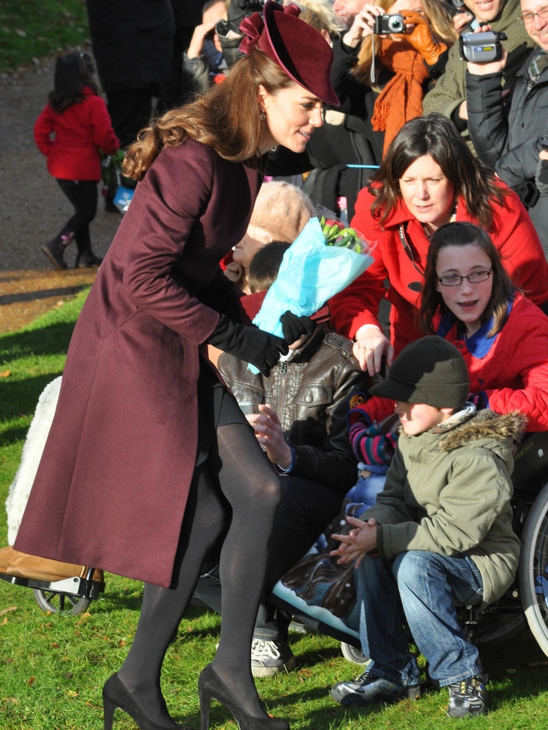 Kate am ersten Weihnachtstag 2011 (Bild: (c) Malcolm Clarke)