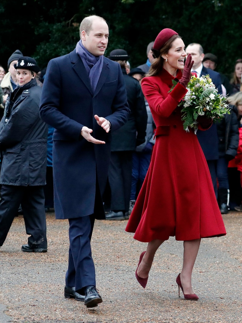 Kate am ersten Weihnachtstag 2018 (Bild: Frank Augstein / AP / picturedesk.com)