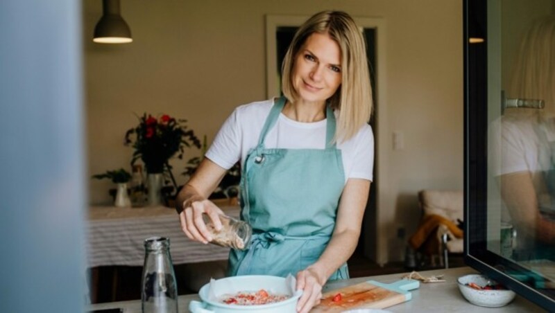 Andrea Grabner von Yoga Cuisine in Linz. (Bild: Antje Wolm)