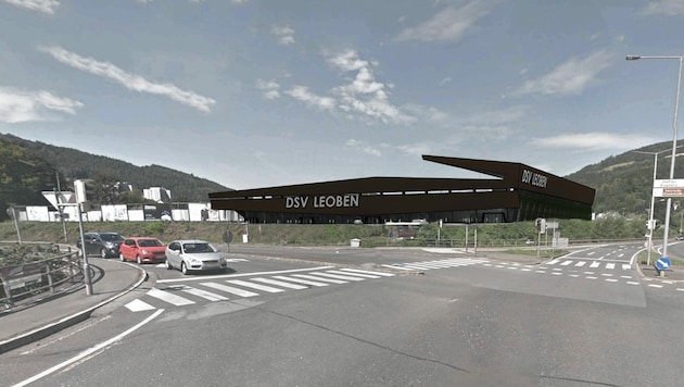 So soll das neue Stadion von DSV Leoben aussehen. (Bild: DSV Leoben)