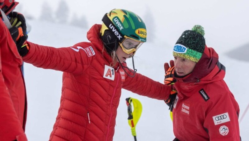 Die Chemie zwischen Katharina Liensberger und Livio Magoni hat einfach nicht gepasst. (Bild: GEPA pictures)