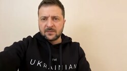 Wolodymyr Selenskyj hat Freitagabend indirekt den Bürgermeister von Kiew getadelt - vor dem Krieg waren die beiden politische Rivalen. (Bild: Telegram/V_Zelenskiy_official/Screenshot)