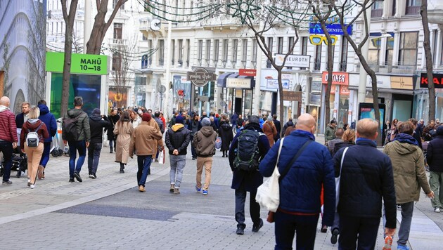 Der erste Einkaufssamstag auf der Mariahilfer Straße (Bild: Zwefo)