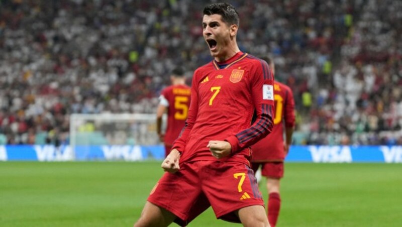 Alvaro Morata (Bild: Copyright 2022 The Associated Press. All rights reserved)