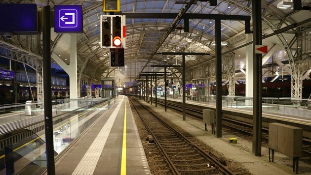 Stille am Hauptbahnhof (Bild: Markus Tschepp)