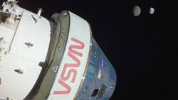 Die Raumkapsel „Orion“ ist im Zuge der „Artemis 1“-Mondmission so weit ins All vorgedrungen, wie noch niemals zuvor ein für Menschen gemachtes Raumschiff. (Bild: NASA)