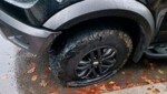 Ya a finales de noviembre numerosos vehículos se quedaron sin aire en sus neumáticos en Innsbruck.  Los activistas 