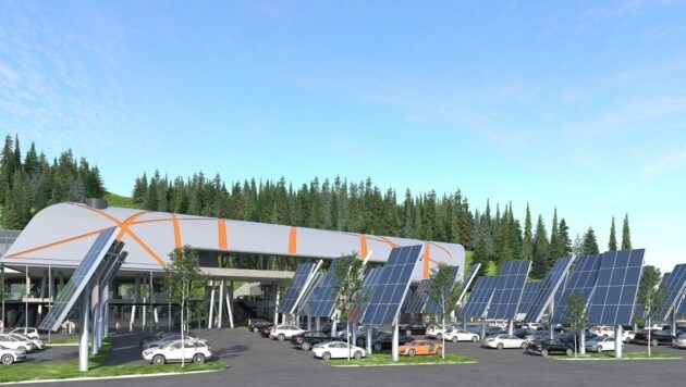 Bei der Talstation soll der Solarpark entstehen. (Bild: Innerhofer+Innerhofer)
