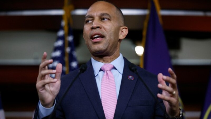 Hakeem Jeffries (Bild: APA/Getty Images via AFP/GETTY IMAGES/CHIP SOMODEVILLA)