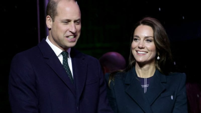 Prinz William und Prinzessin Kate bei der Ankunft in Boston (Bild: 2022 Getty Images)