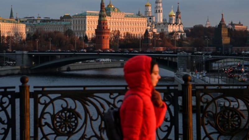 Russlands Wirtschaft dürfte wegen der Sanktionen schrumpfen. (Bild: AFP/Kirill KUDRYAVTSEV)