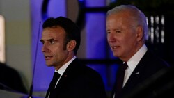 Frankreichs Präsident Emmanuel Macron und US-Präsident Joe Biden treffen sich am Donnerstag zum Gespräch und Abendessen. (Bild: AP)