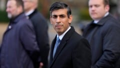 Der britische Premierminister Rishi Sunak (Bild: AP)