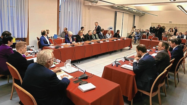 Die Kommission zur Wien Energie tagte am Freitag zum ersten Mal im Wiener Rathaus (Bild: Zwefo)