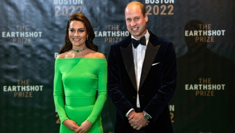 Prinzessin Kate und Prinz William bei der Verleihung des Umweltpreises „The Earthshot Prize“ (Bild: APA / Photo by Joseph Prezioso / AFP)