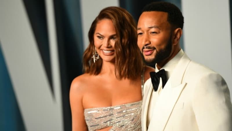 Chrissy Teigen und John Legend (Bild: APA/Photo by Patrick T. FALLON / AFP)