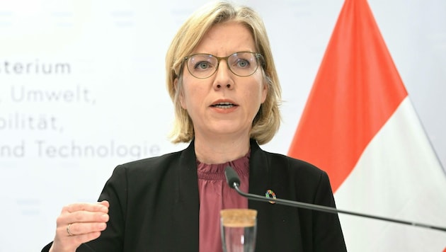 Verkehrsministerin Leonore Gewessler (Grüne) (Bild: APA/HELMUT FOHRINGER)