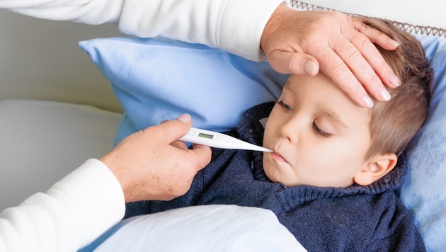 Hohes Fieber, starker Husten - bis hin zur Atemnot: Das RS-Virus greift derzeit in der ...