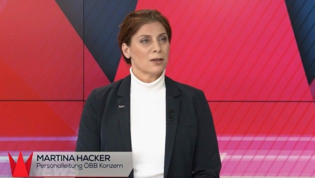 Martina Hacker, Personalleiterin ÖBB (Bild: krone.tv)