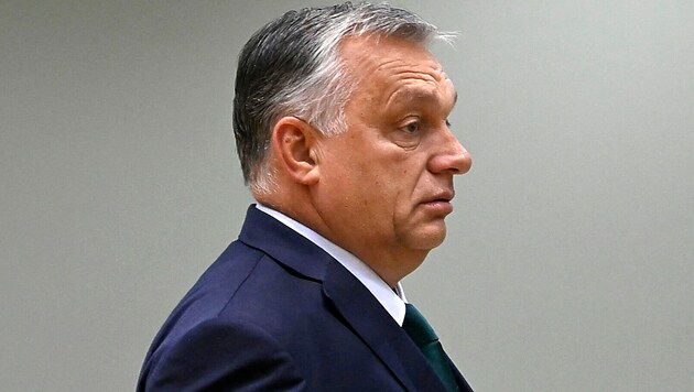 Ministerpräsident Viktor Orban fordert von der EU-Kommission einen neuen Vorschlag an den Finanzministerrat. (Bild: APA/AFP/JOHN THYS)