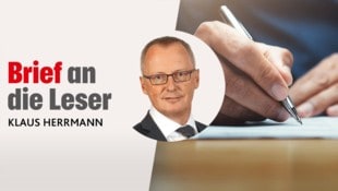 Brief an die „Krone“-Leser: Klaus Herrmann, Geschäftsführender Chefredakteur (Bild: stock.adobe.com, Krone KREATIV)