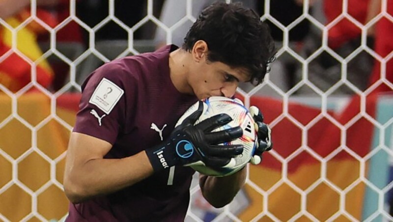 Marokko-Keeper Yassine Bounou (Bild: AFP or licensors)